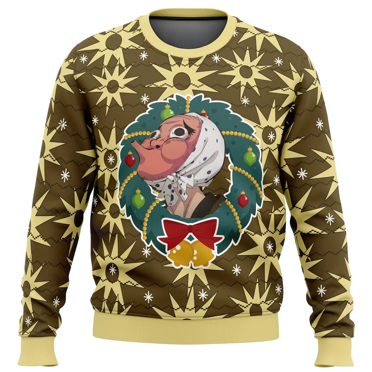 Hotaru Haganezuka Demon Slayer Ugly Christmas Sweater, Kimetsu no Yaiba Holiday Sweater, Anime Xmas Gift, Hyottoko Mask Sun Pattern Sweatshirt