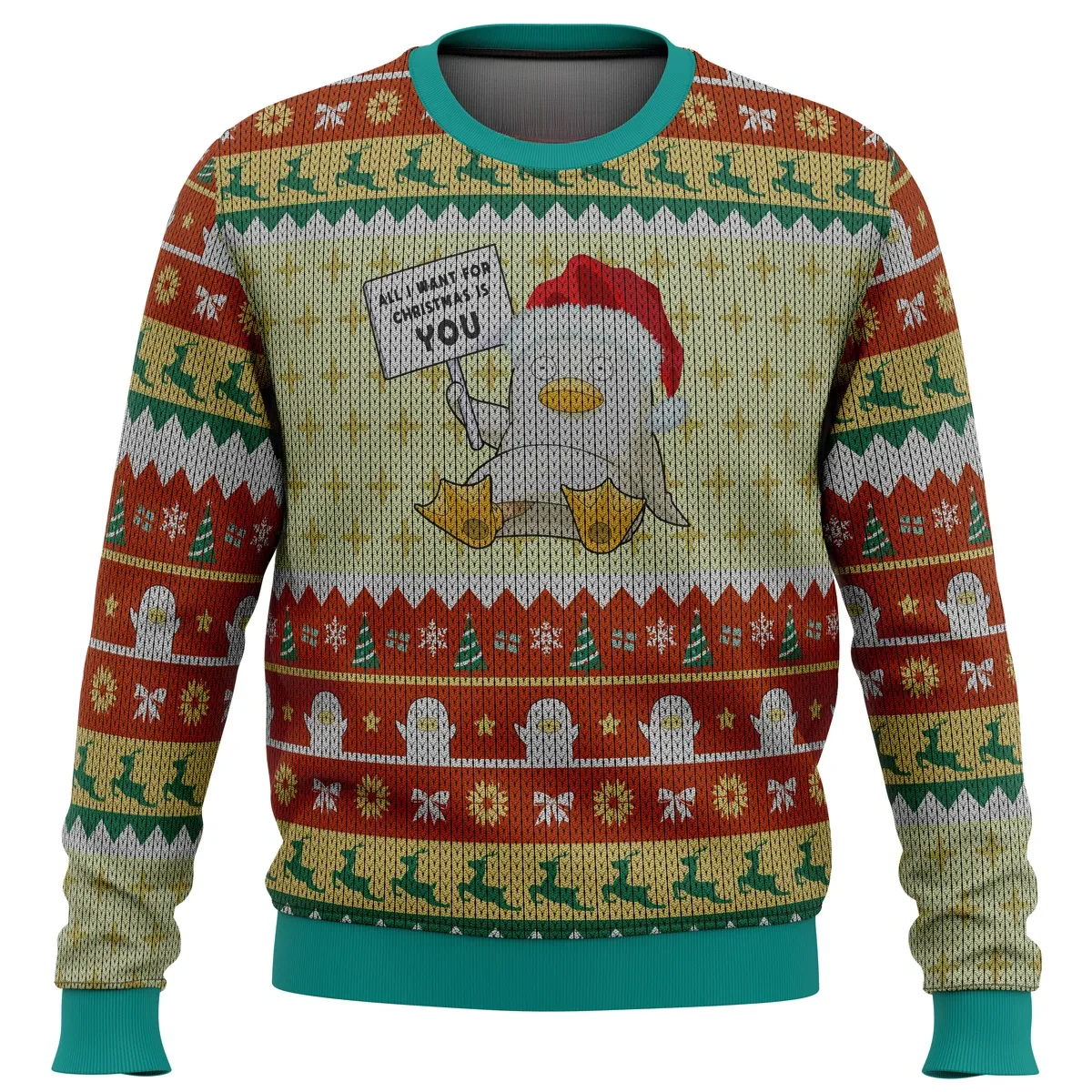 Gintama Cosmic Elizabeth Ugly Christmas Sweater, All I Want for Christmas Is You Anime Holiday Sweater, Unisex Xmas Jumper