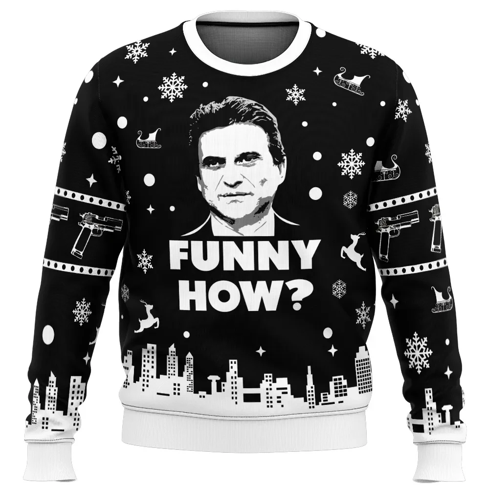 Funny How Joe Pesci Goodfellas Ugly Christmas Sweater, Tommy DeVito Movie Holiday Sweater, Gangster Movie Xmas Sweater
