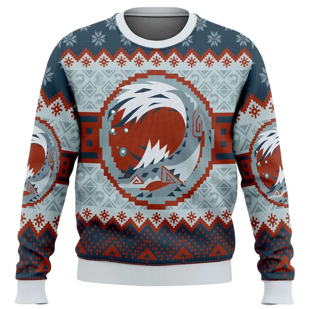 Christmas Tobi Kadachi Monster Hunter World Ugly Christmas Sweater, Monster Hunter Gamer Holiday Sweater, Unisex All Over Print Xmas Sweater