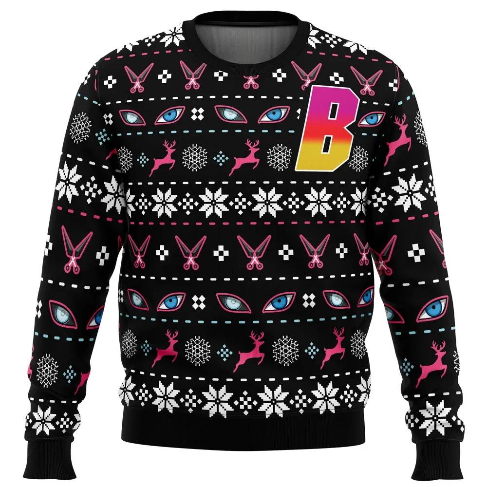 Uzumaki Clan Christmas Boruto Ugly Christmas Sweater, Spiral Crest Naruto Next Generations Anime Holiday Sweater, Anime Xmas Gift