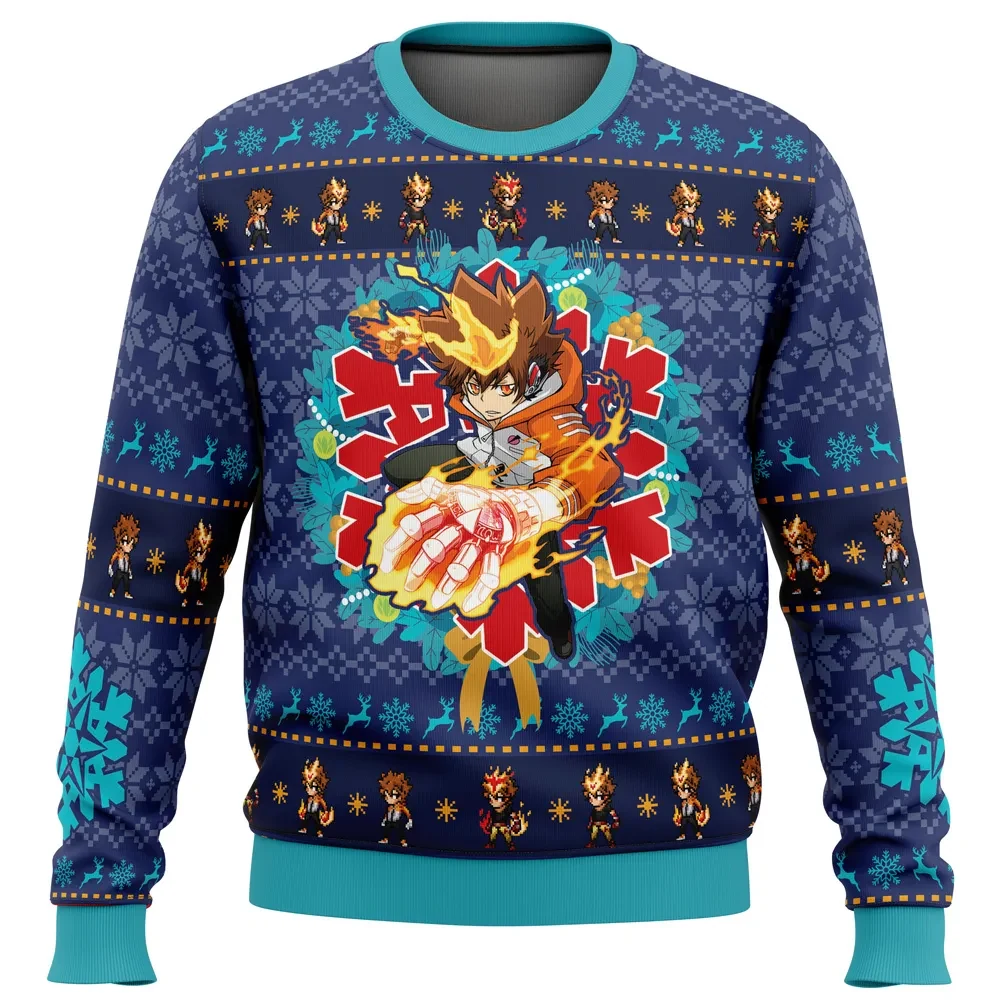 Christmas Tsunayoshi Sawada Katekyo Hitman Reborn Ugly Christmas Sweater, Hitman Reborn Anime Holiday Sweater, Xmas Sweater