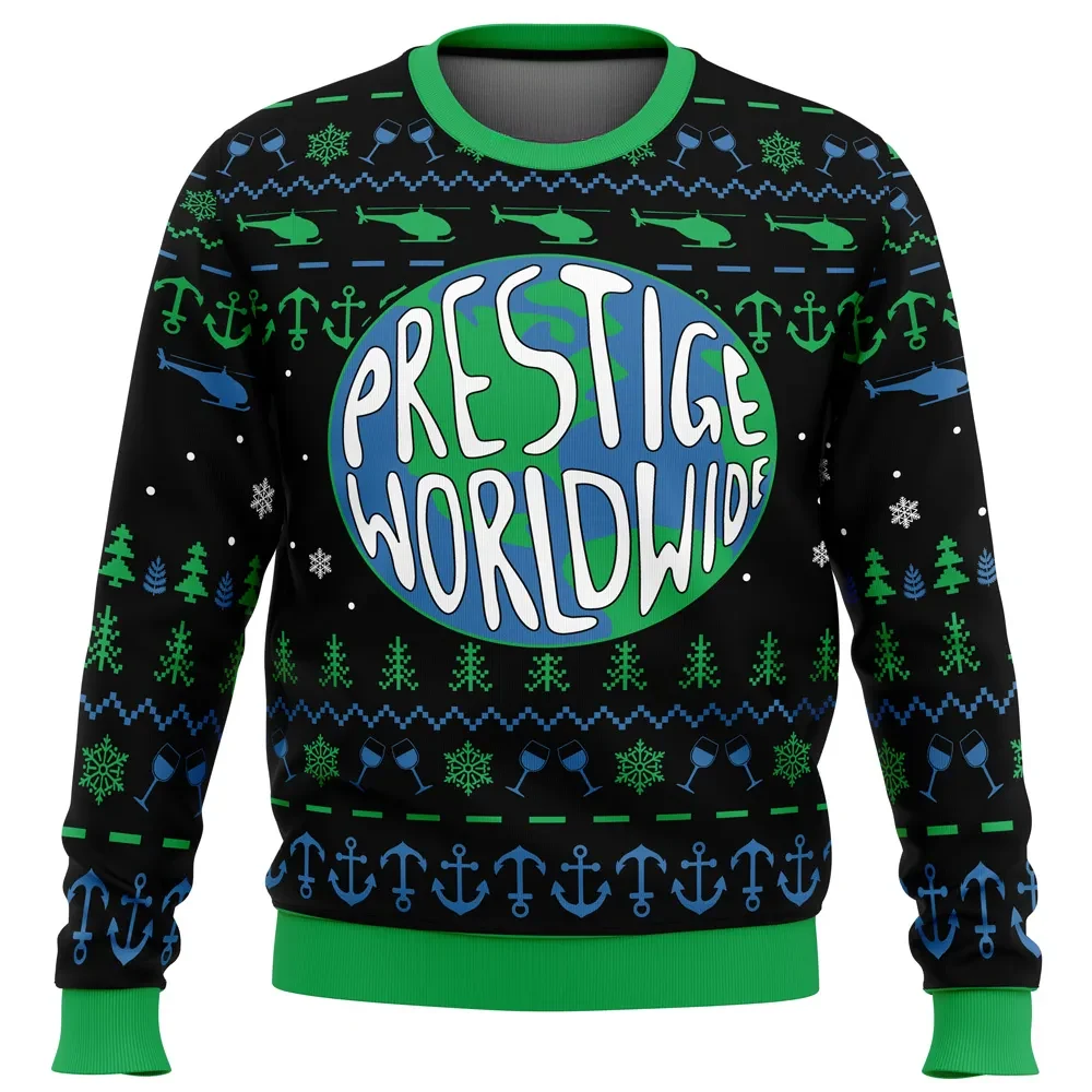 Prestige Worldwide Step Brothers Ugly Christmas Sweater, Funny Comedy Movie Holiday Sweater, Unisex Xmas Sweatshirt, Gift for Movie Fans