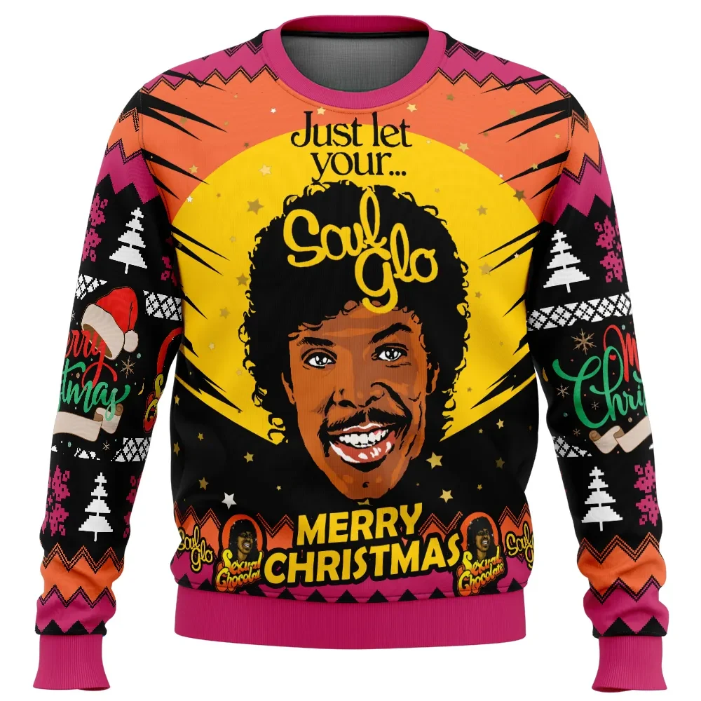 Darryl Jenks Soul Glo Coming to America Ugly Christmas Sweater, Just Let Your Soul Glo Holiday Sweater, Movie Xmas Jumper