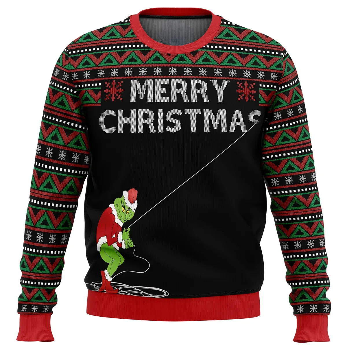 Grinch Stole Christmas Ugly Christmas Sweater, Grinch Stealing Merry Christmas Holiday Sweater, Movie Xmas Jumper