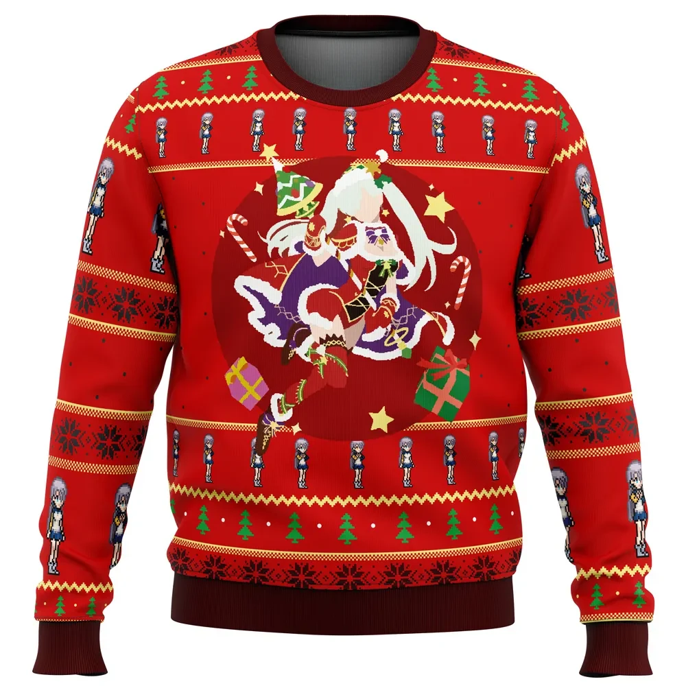 Elizabeth Liones Seven Deadly Sins Holidays Ugly Christmas Sweater, Anime Holiday Sweater, All Over Print Xmas Sweater