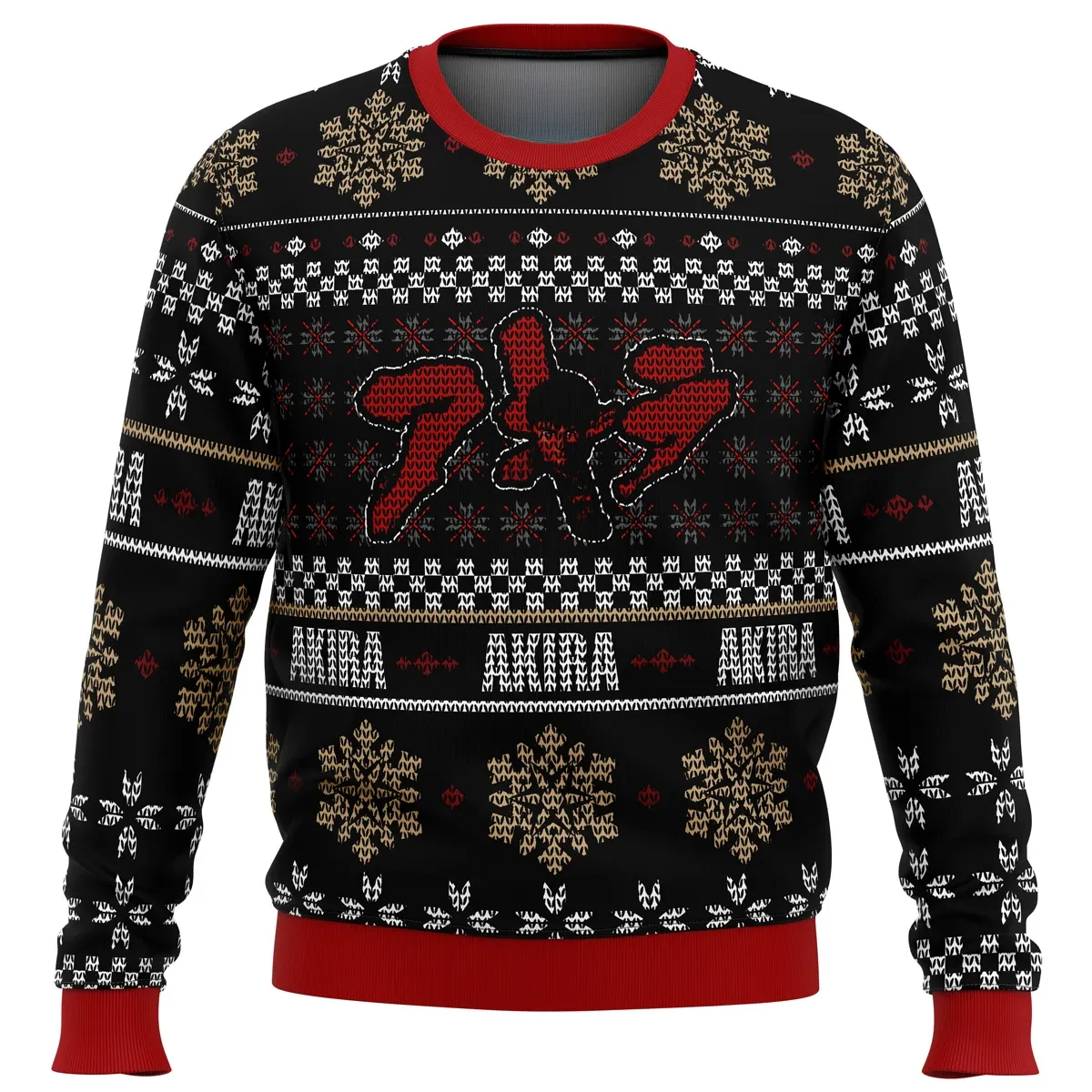 Akira Kanji Name Ugly Christmas Sweater, Akira Movie Holiday Sweater, Anime Xmas Gift, Retro Cyberpunk Unisex All Over Print Pullover