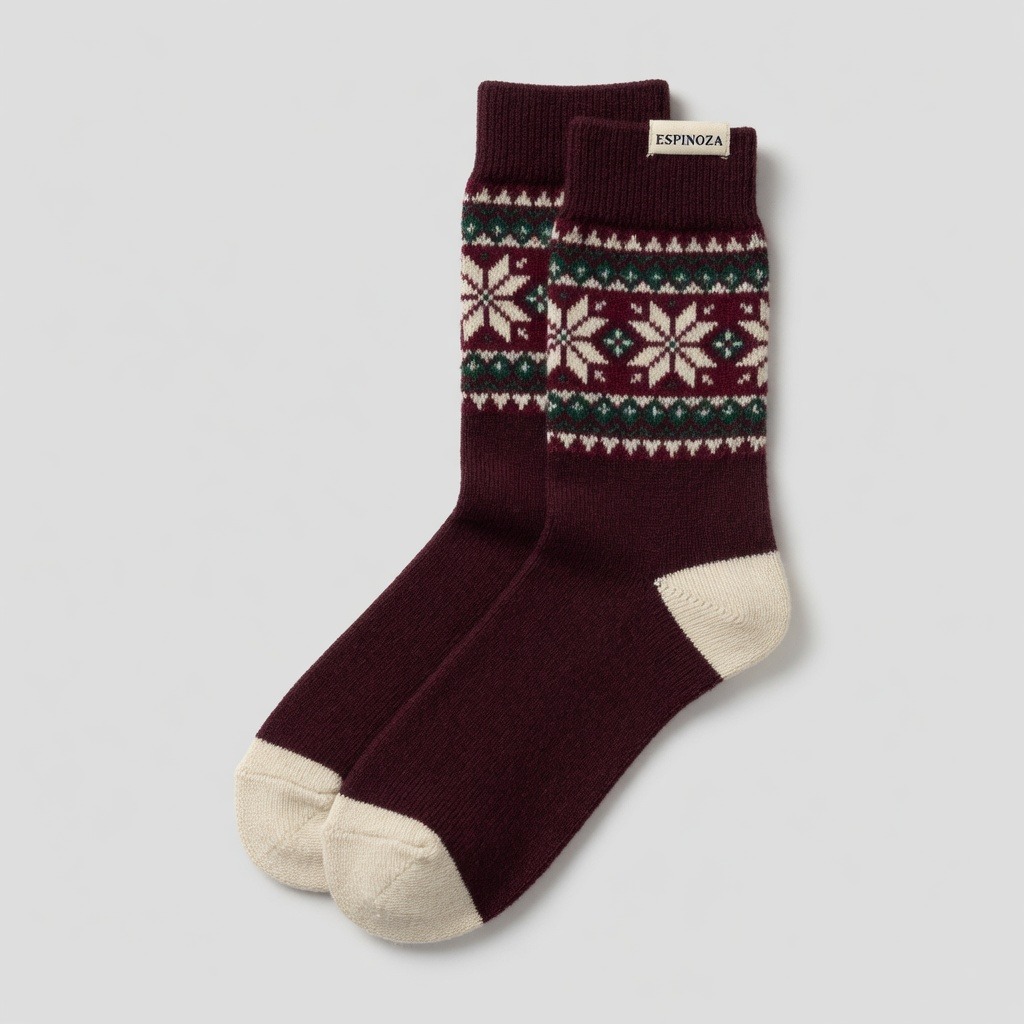 Christmas Fair Isle Socks