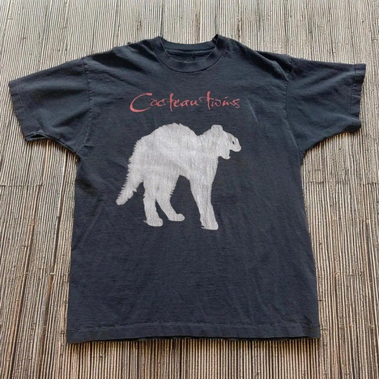 Cocteau Twins Cat Vintage Graphic Tee, Dreamy 90s Alternative Band Shirt, Gothic Grunge Y2K Emo Scene Unisex Streetwear T-Shirt