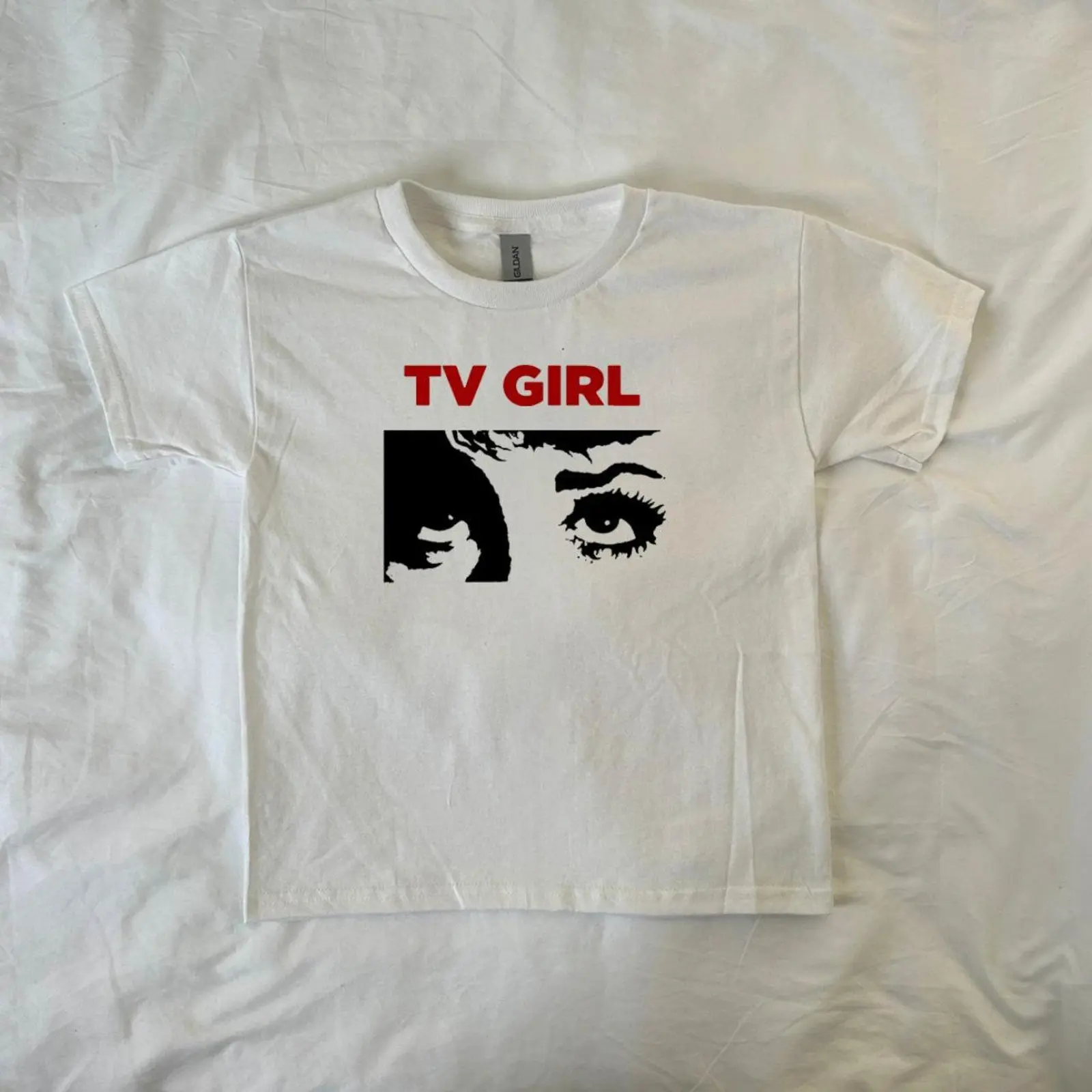 TV Girl Lovers Rock Baby Tee, Y2K Vintage 90s Indie Band Graphic Fitted Shirt, Pinterest Aesthetic Women's Retro Music T-Shirt