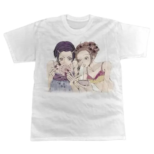 Nana and Hachi Retro Anime Graphic Tee, Vintage Manga Art Printed Design Women Men Unisex Cotton Crewneck Short Sleeve Streetwear T-Shirt