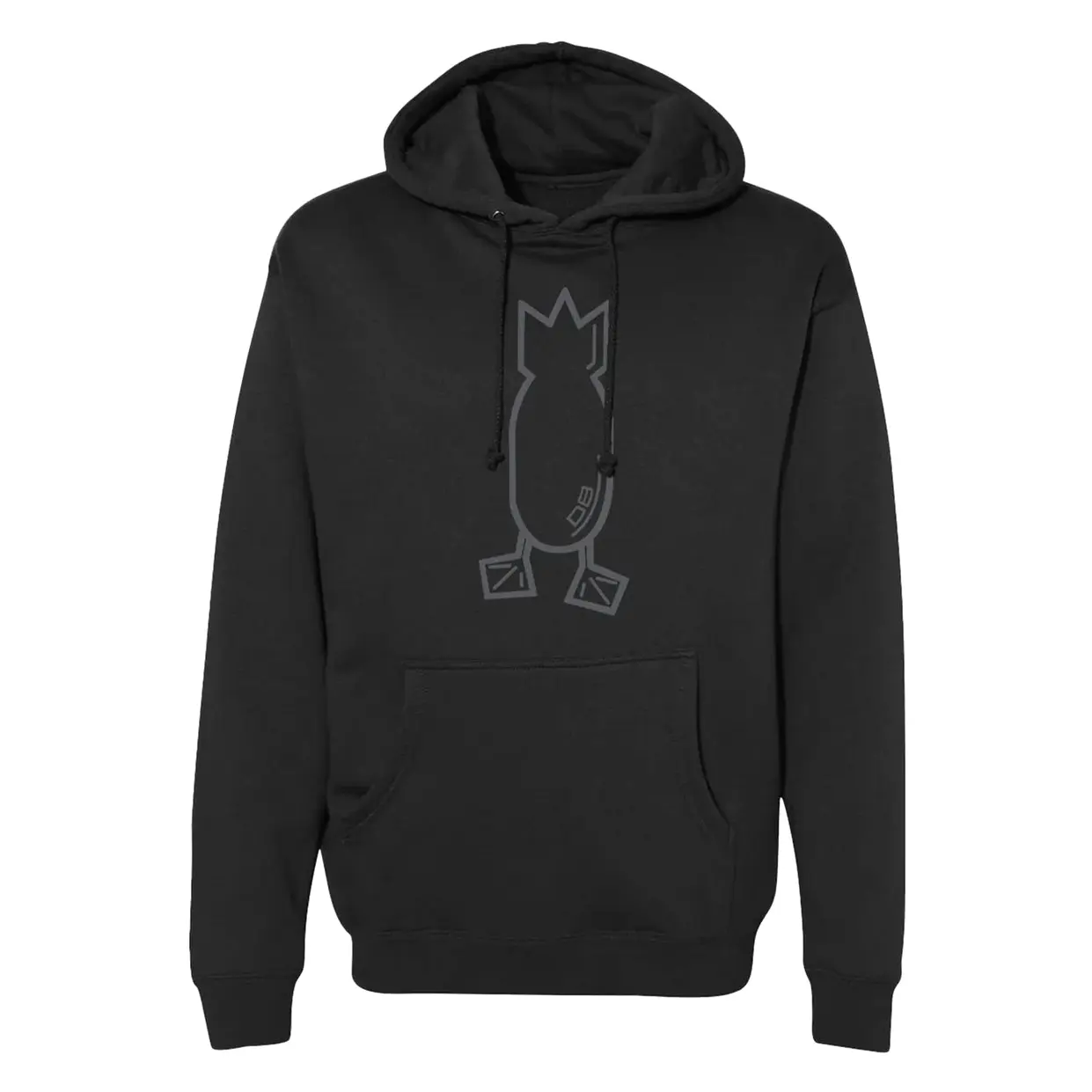 Dive Bomb Industries Duck Logo Hoodie, Sweatshirt and T-Shirt, Minimalist Waterfowl Hunter Graphic Outdoor Streetwear Unisex Top