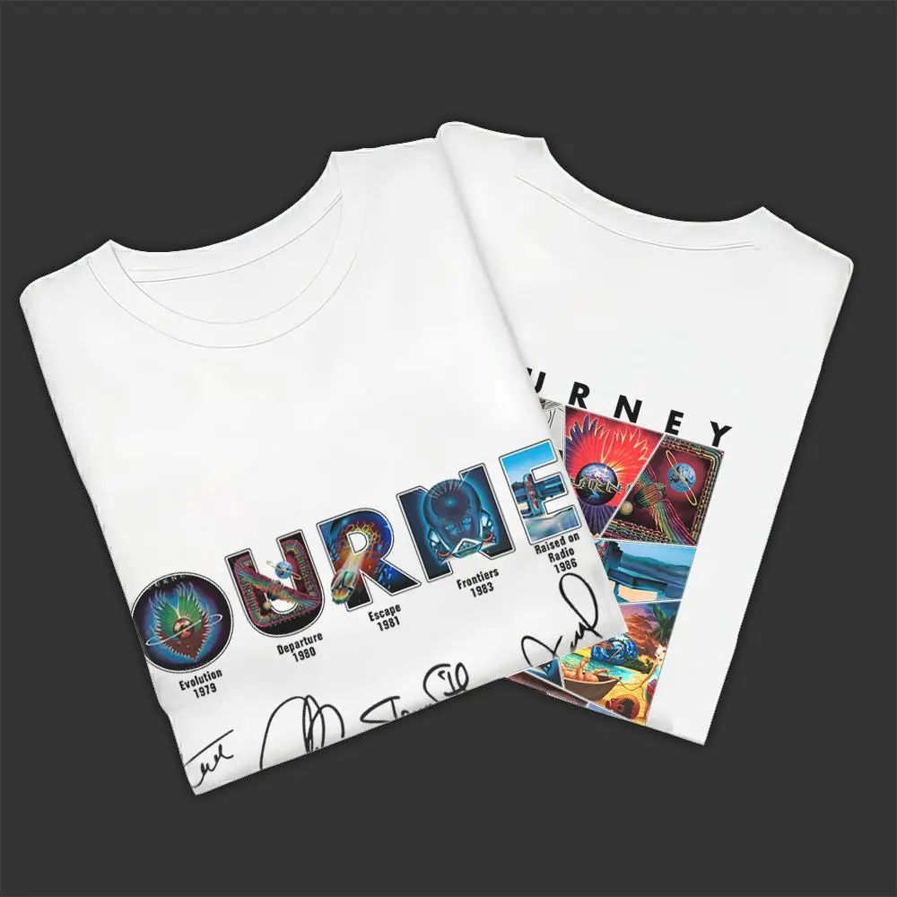Journey Band Retro Album Art Music Graphic Tee, Vintage Rock Concert Signature Print Shirt, Unisex T-Shirt Sweatshirt and Hoodie