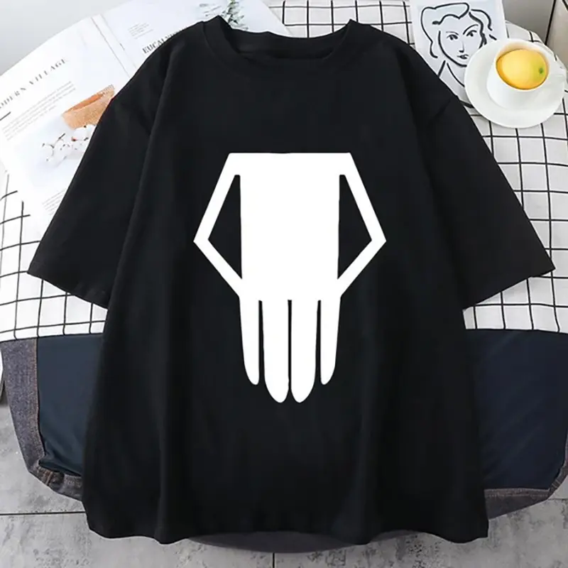 Bakugou Katsuki Skull Hand Symbol Anime Print Tee, My Hero Academia Inspired Cosplay Shirt, Preppy Streetwear Classic Fit Unisex T-Shirt