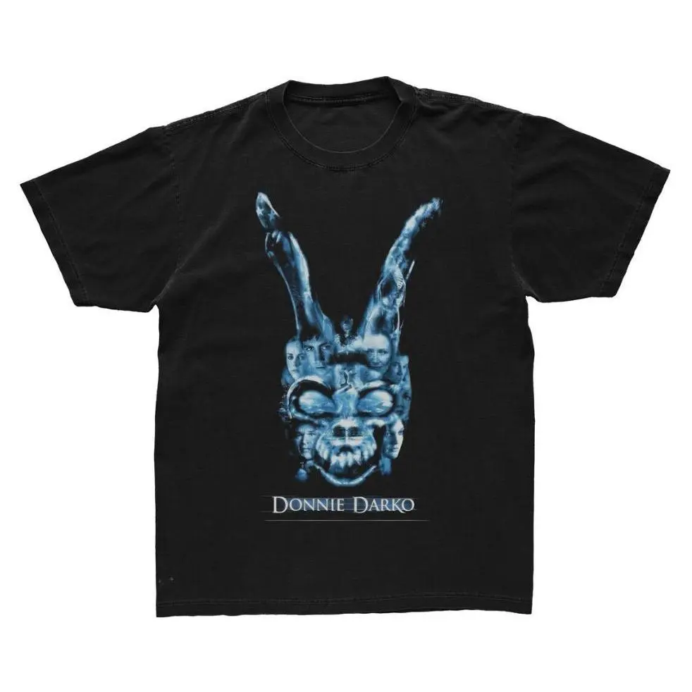 Donnie Darko Frank the Rabbit Graphic Tee, Cult Classic Horror Movie Merch, Vintage Dark Film Character Logo Unisex Cotton T-Shirt
