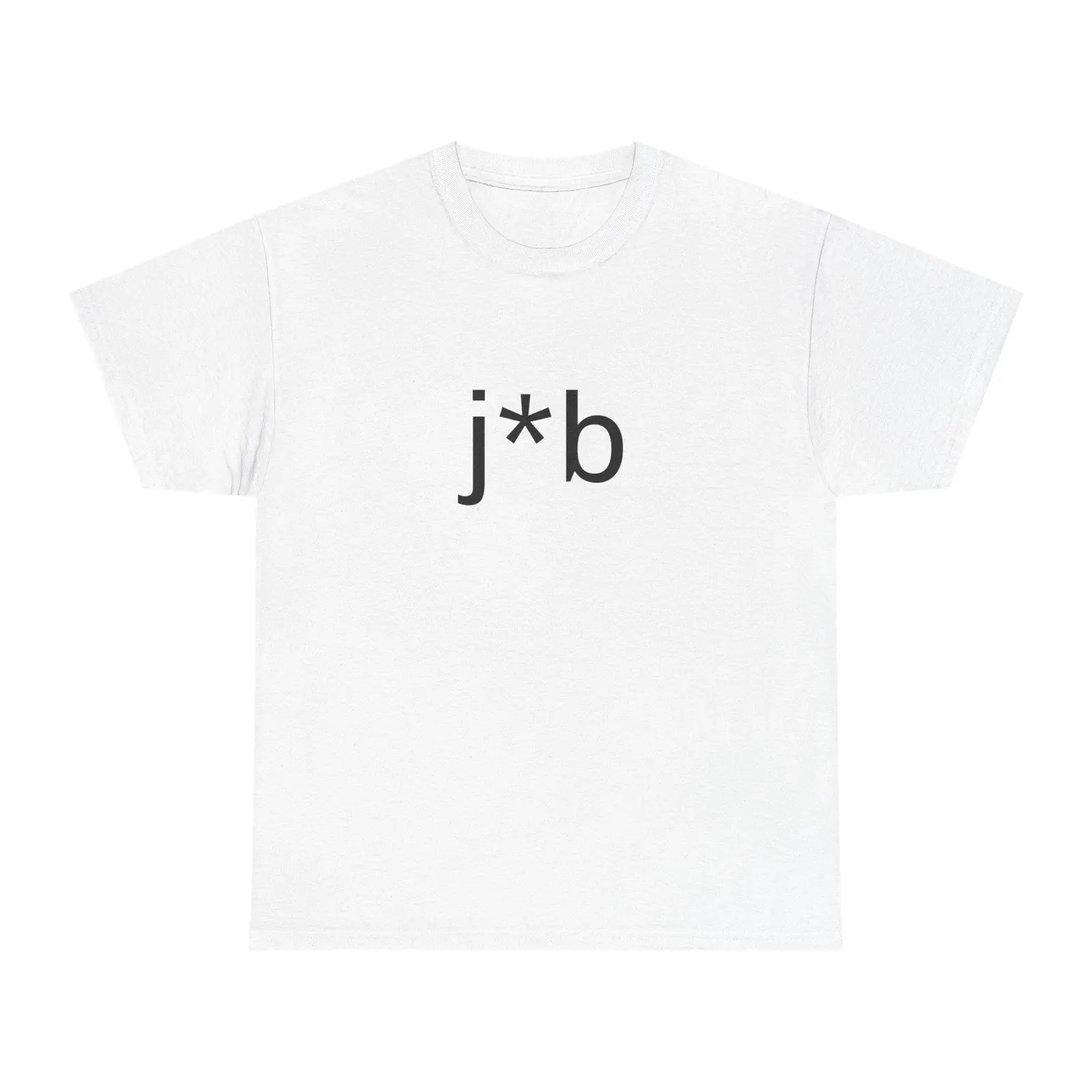 Unemployed Job Search Funny Censored Job Meme Graphic Tee, Minimalist Text Oversized Cotton Crew Neck Unisex Casual T-Shirt