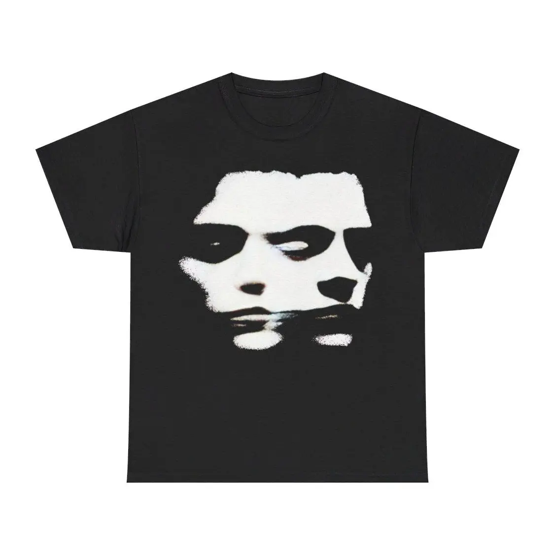 2Face Echo Y2K 90s Hip-Hop Graphic Tee, Retro Vintage High-Contrast Face Portrait Streetwear Heavy Cotton Fitted Crew Neck T-Shirt