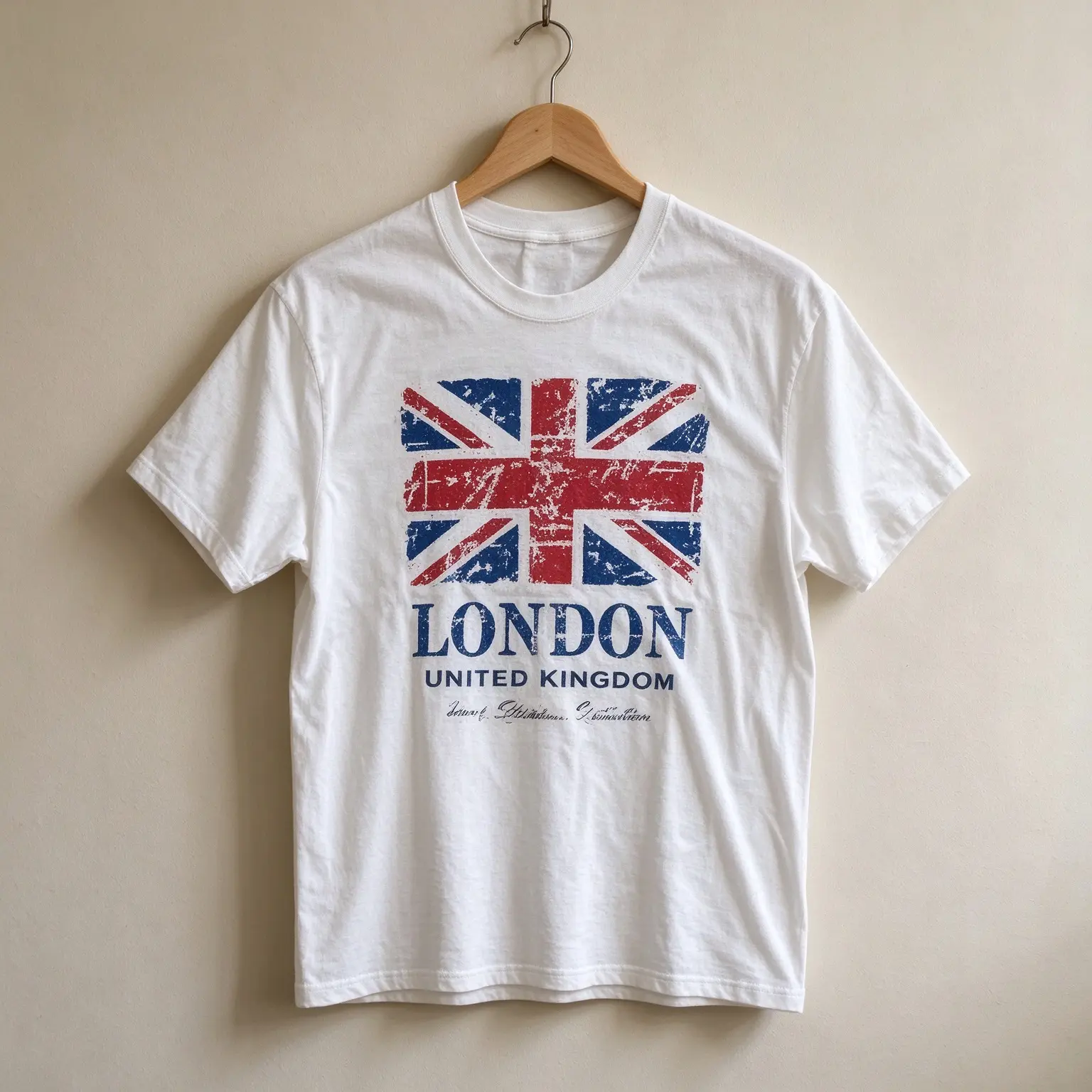 London United Kingdom Union Jack Vintage Graphic Tee, Retro British Flag Travel Souvenir Streetwear T-Shirt, Hoodie and Sweatshirt