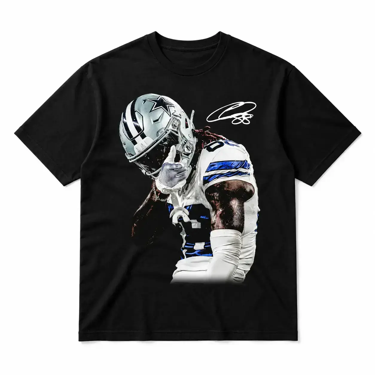 CeeDee Lamb HIM Graphic Tee, Dallas Football Game Day Cowboys Fan Merch Men's Streetwear Unisex Cotton Crew Neck T-Shirt for Adults