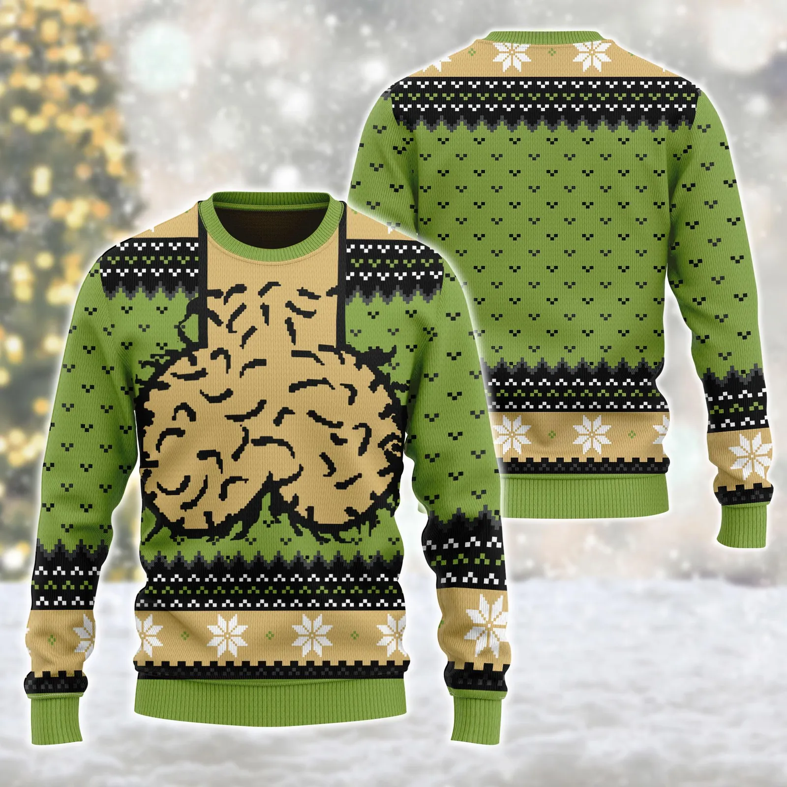 Dicky Meme Ugly Christmas Sweater, Merry Cockmas Holiday Sweatshirt, Funny Dirty Ugly Sweater, Green Knit Look Xmas Party Jumper