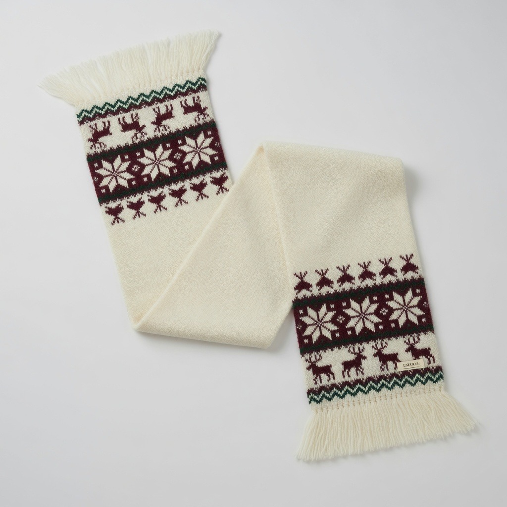 Holiday Fair Isle Scarf