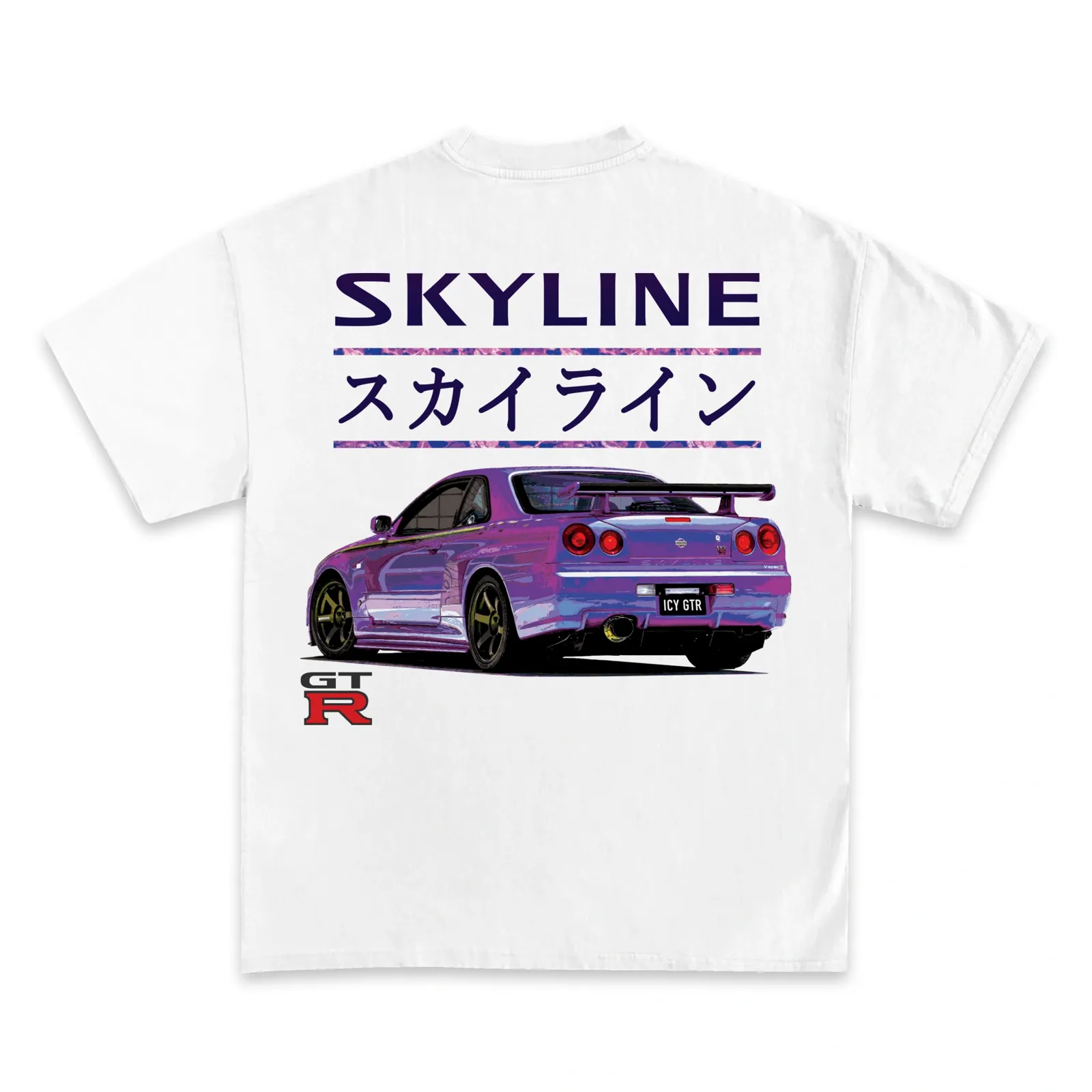 Nissan Skyline GTR JDM Racing Graphic T-Shirt, Hoodie and Sweatshirt, Japanese Street Car Print, Car Culture Streetwear