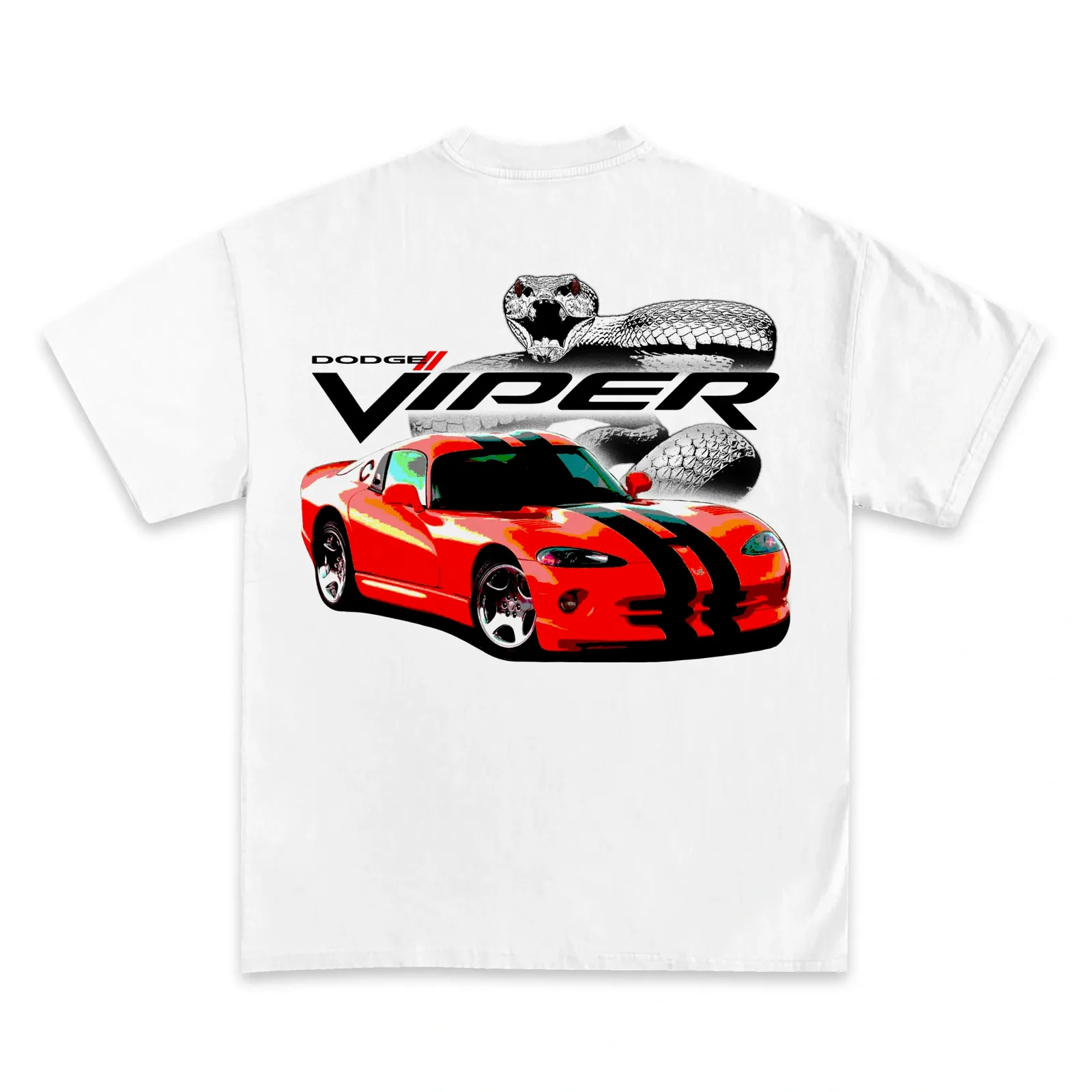 Dodge Viper GTS Graphic Tee, Hoodie, Sweatshirt, American Muscle Sports Car Streetwear Oversized Back Print Shirt