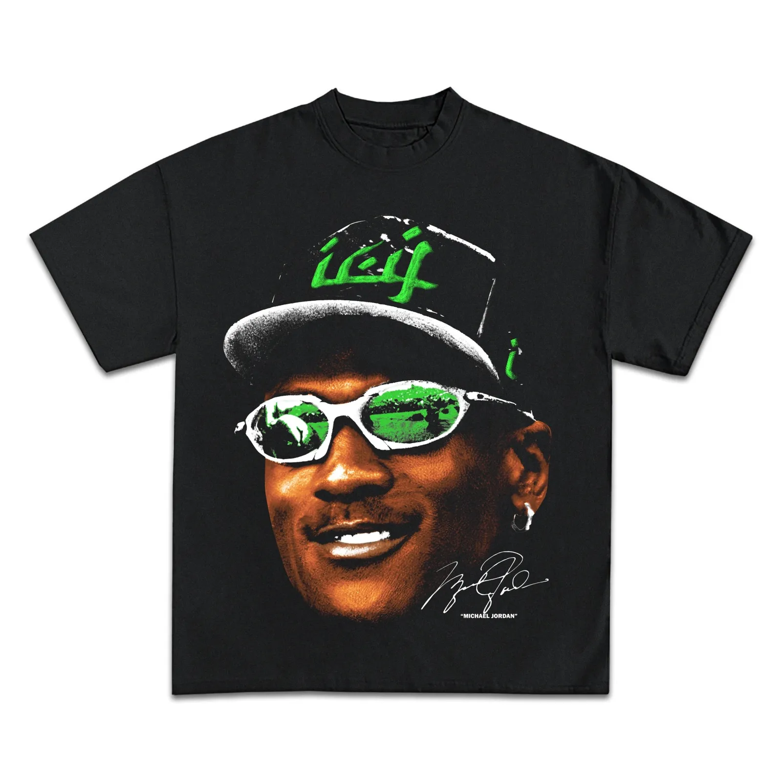 Michael Jordan Graphic T-Shirt, Hoodie, Sweatshirt, Big Face Sunglasses Signature Basketball NBA Streetwear Tee