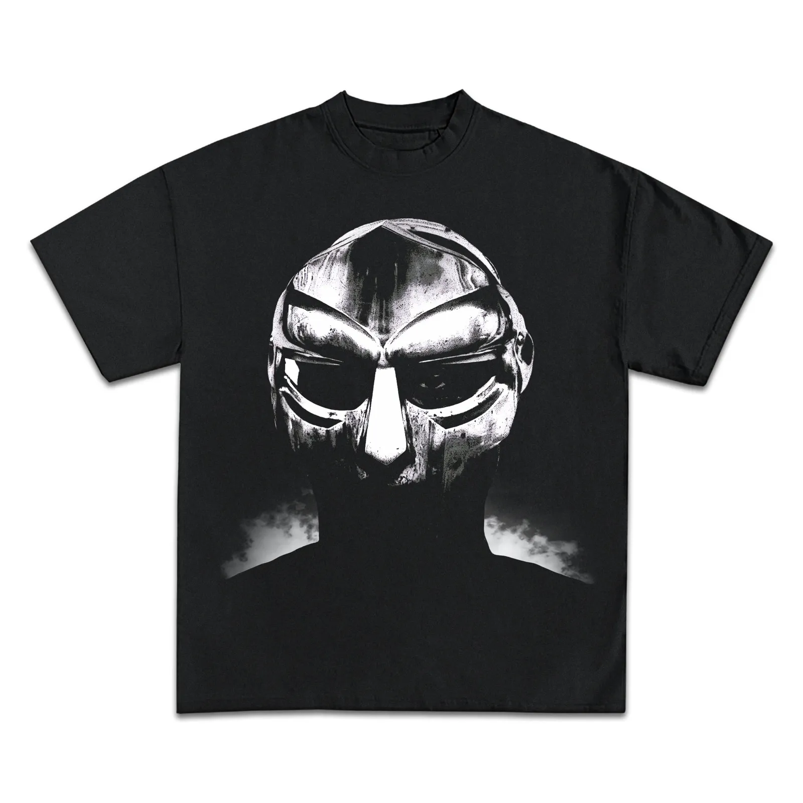 MF Doom Metal Mask Graphic T-Shirt, Underground Hip Hop Homage Tee, Hoodie and Sweatshirt, Black and White Streetwear