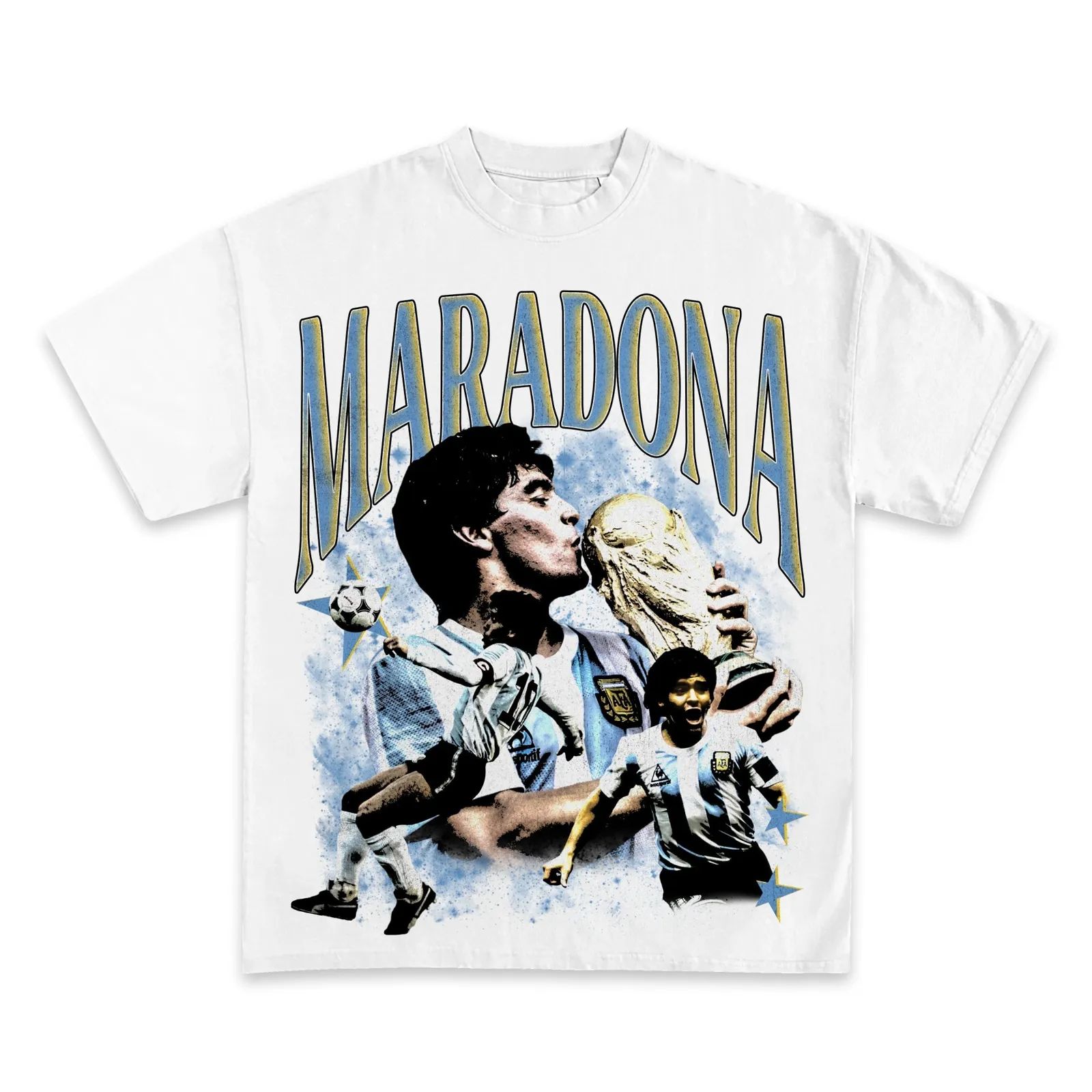 Diego Maradona Graphic T-Shirt, Hoodie, Sweatshirt, Hand of God 86 Argentina Soccer Legend Vintage Streetwear Tee