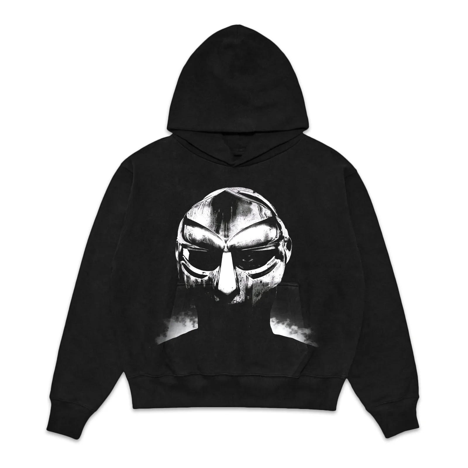 MF Doom Graphic Hoodie, Hip Hop Metal Mask Streetwear Sweatshirt, Tee, Underground Rap Music Merch Design Style