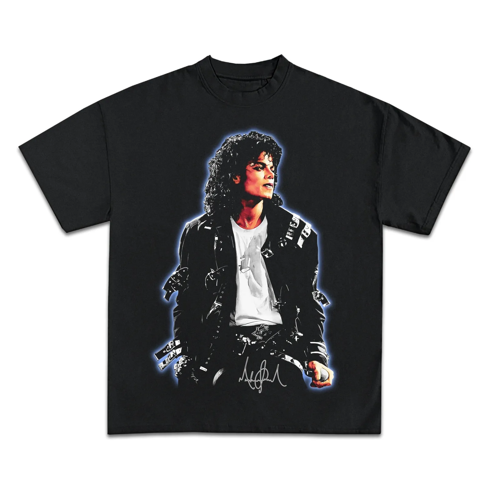 Michael Jackson Bad Era Graphic Tee, Vintage Pop Music Streetwear Hoodie, Sweatshirt, Retro Concert Portrait Style