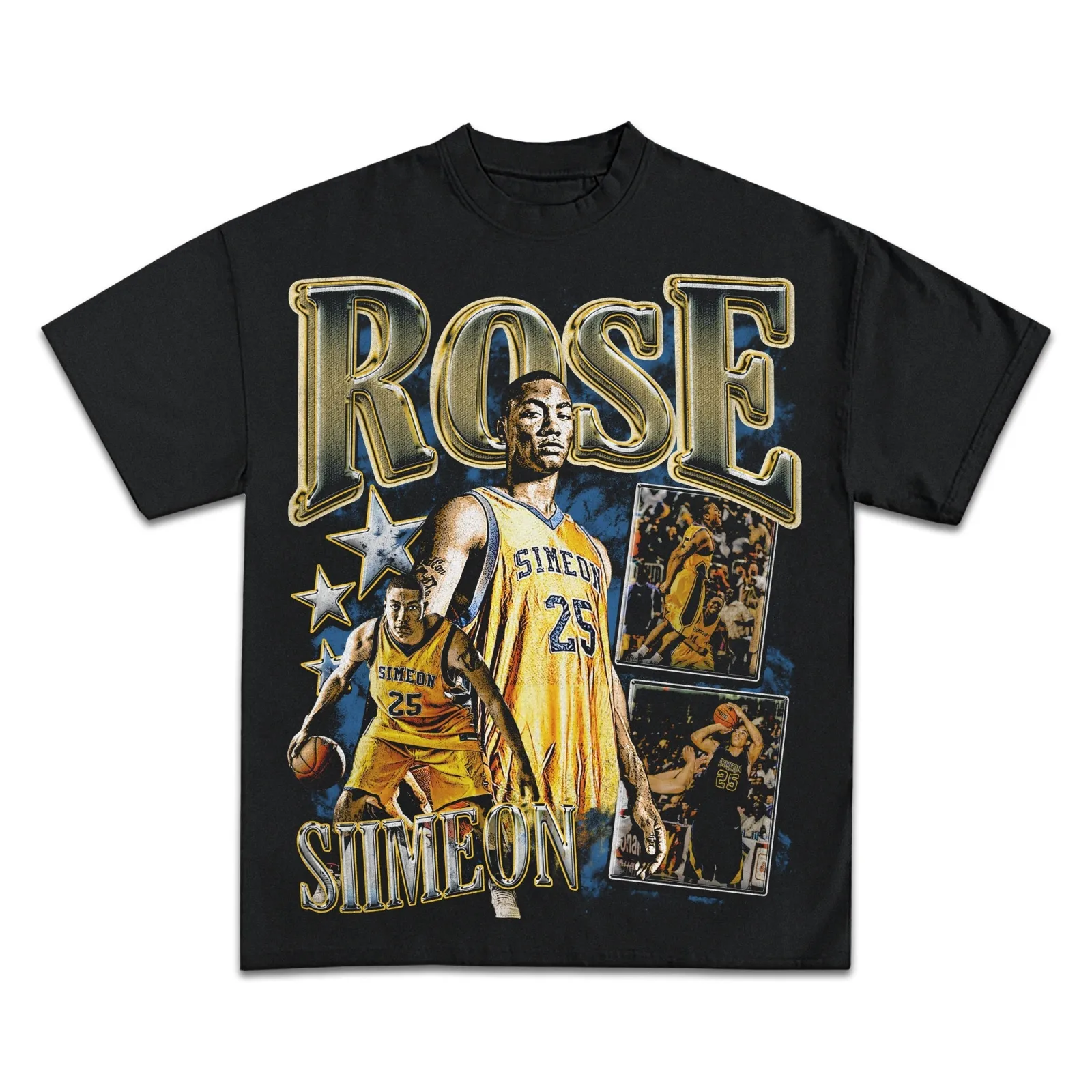 Derrick Rose Simeon Chosen One Graphic Tee, Basketball Streetwear Hoodie, Sweatshirt, Chicago Hoops Hip Hop Style