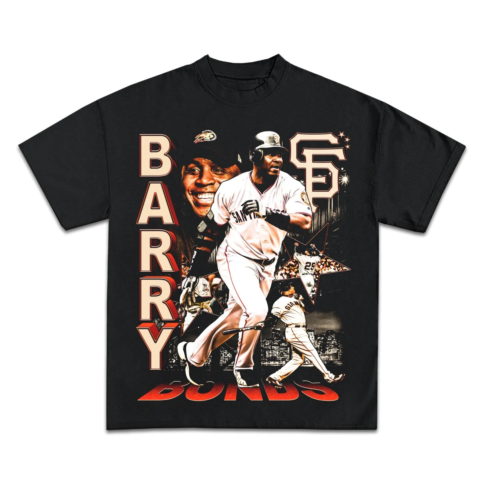 Barry Bonds Graphic Tee, Hoodie, Sweatshirt, Baseball San Francisco Giants Vintage Bootleg Style Streetwear Shirt