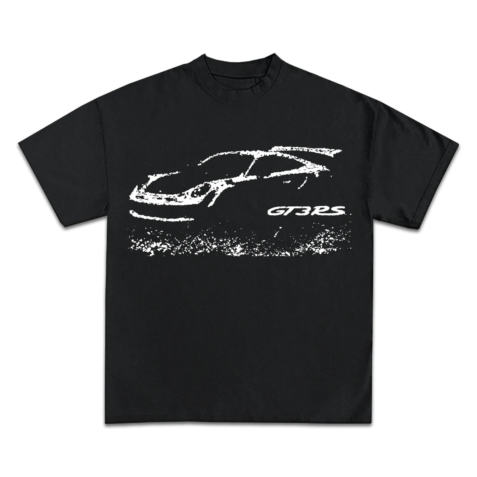 Porsche 911 GT3RS Graphic T-Shirt, Distressed Car Art Tee, Hoodie and Sweatshirt, Automotive Streetwear Shirt Design