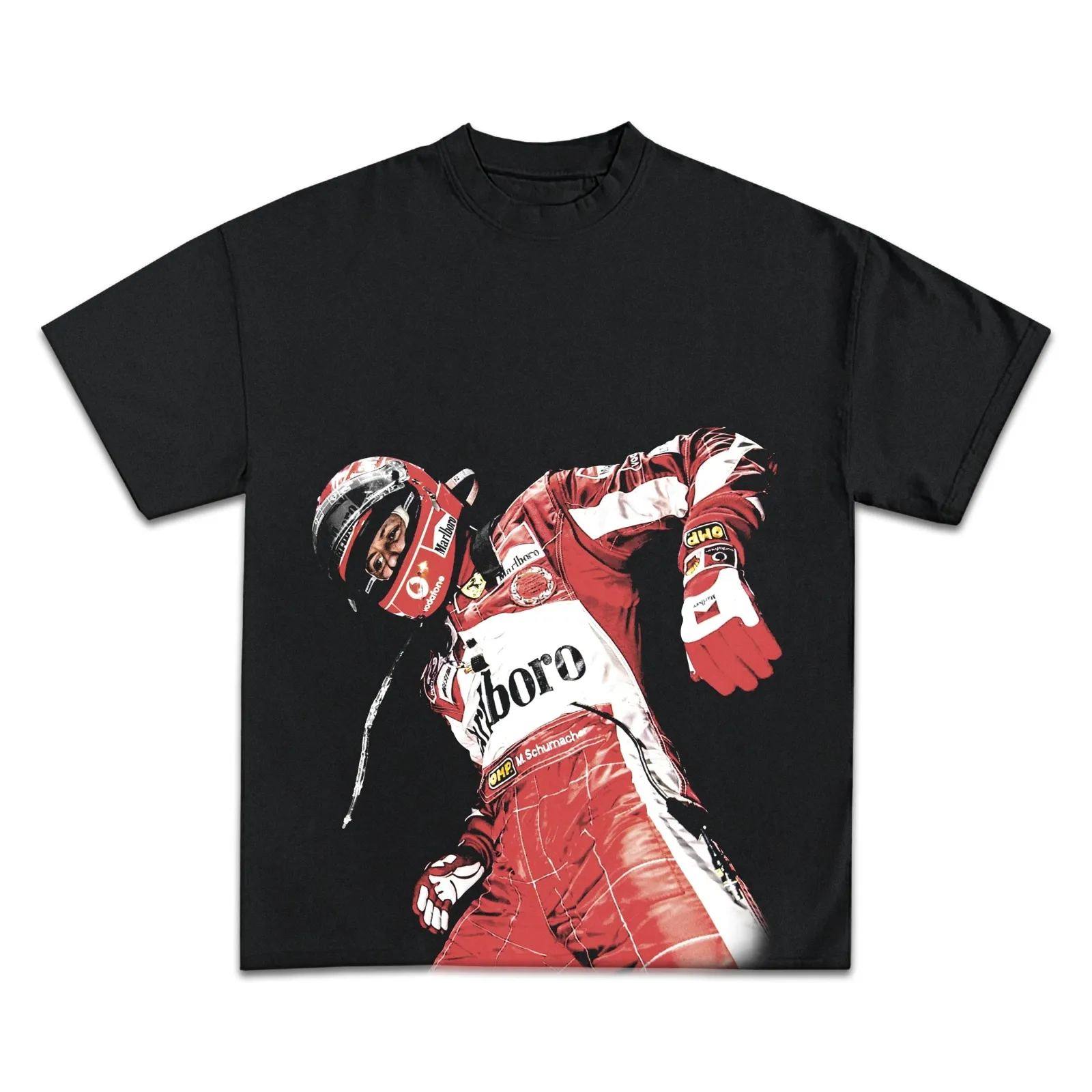 Michael Schumacher F1 Graphic T-Shirt, Red Racing Suit Tee, Hoodie and Sweatshirt, Formula 1 Motorsport Streetwear