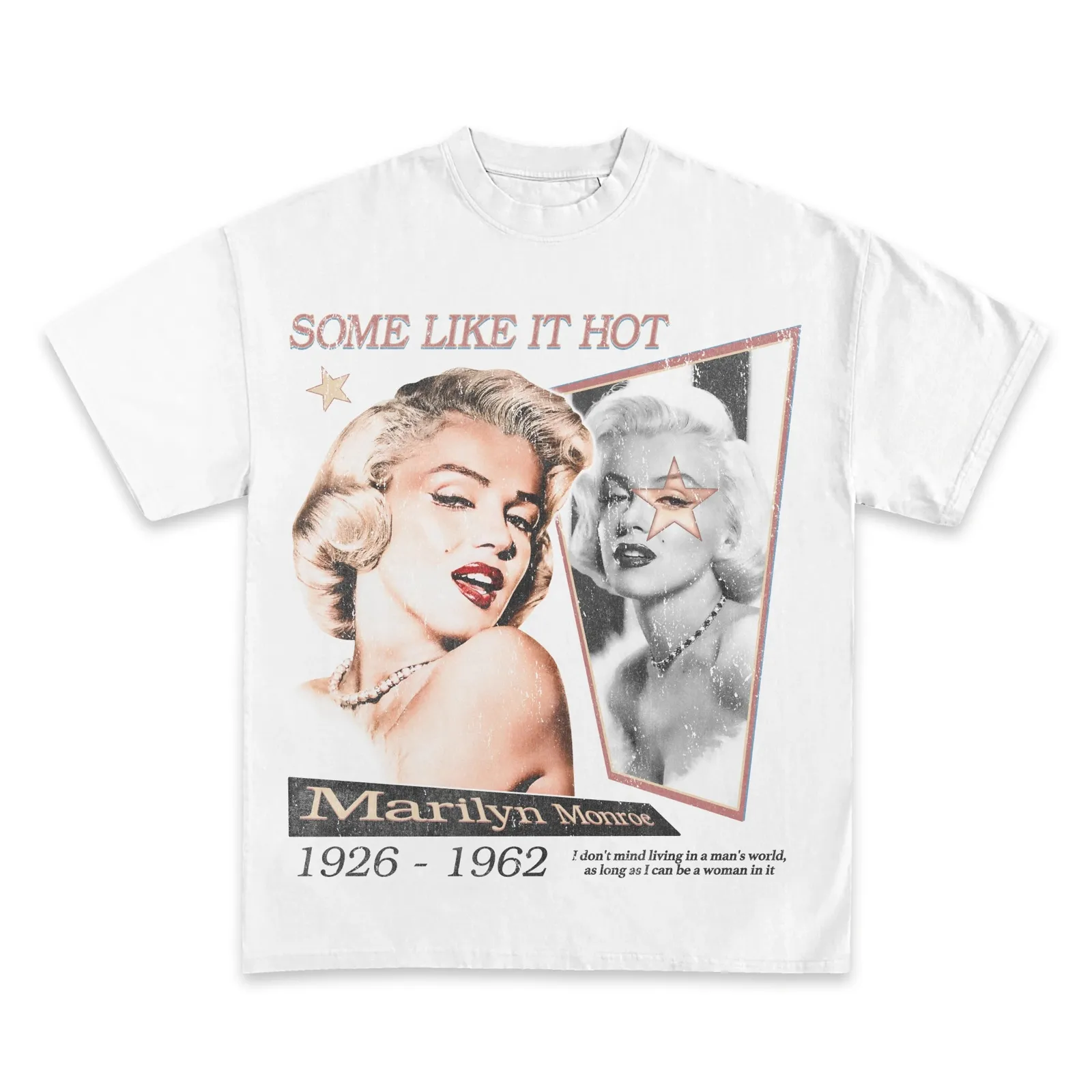 Marilyn Monroe Some Like It Hot Graphic Tee, Vintage Hollywood Movie Streetwear Hoodie, Sweatshirt, Retro Icon