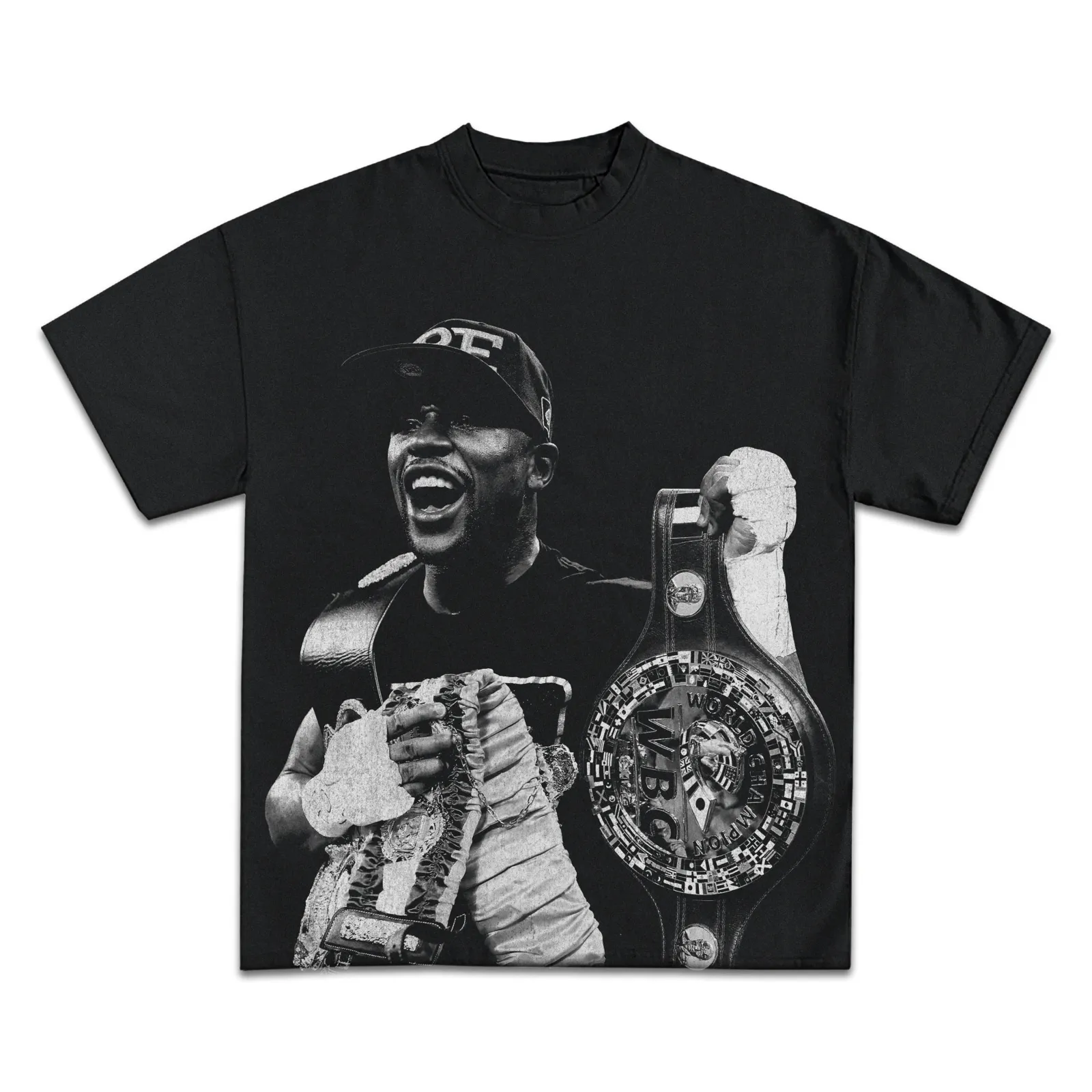 Floyd Mayweather World Champion Graphic Tee, Hoodie, Sweatshirt, Boxing WBC Belt Streetwear Oversized Design Unisex Fit