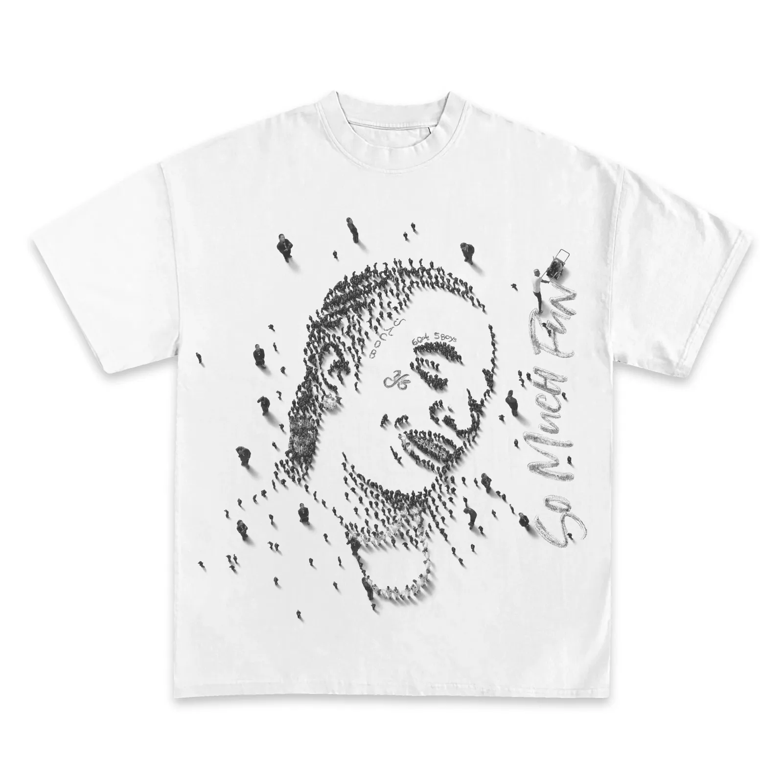 Young Thug So Much Fun Graphic T-Shirt, Crowd Portrait Hip Hop Rap Tee, Hoodie, Sweatshirt, Streetwear Oversized Style