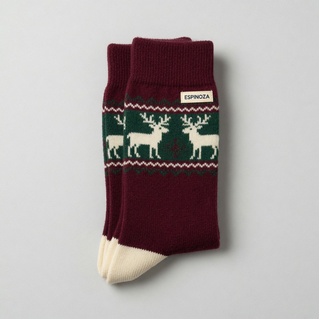 Reindeer Crew Socks
