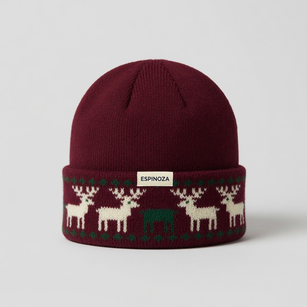 Reindeer Cuff Beanie